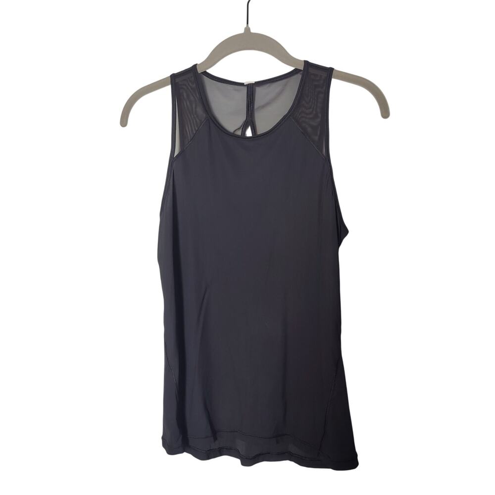 Lululemon Women's Sculpt Tank Top Sheer Open Back Activewear Athletic Athleisure